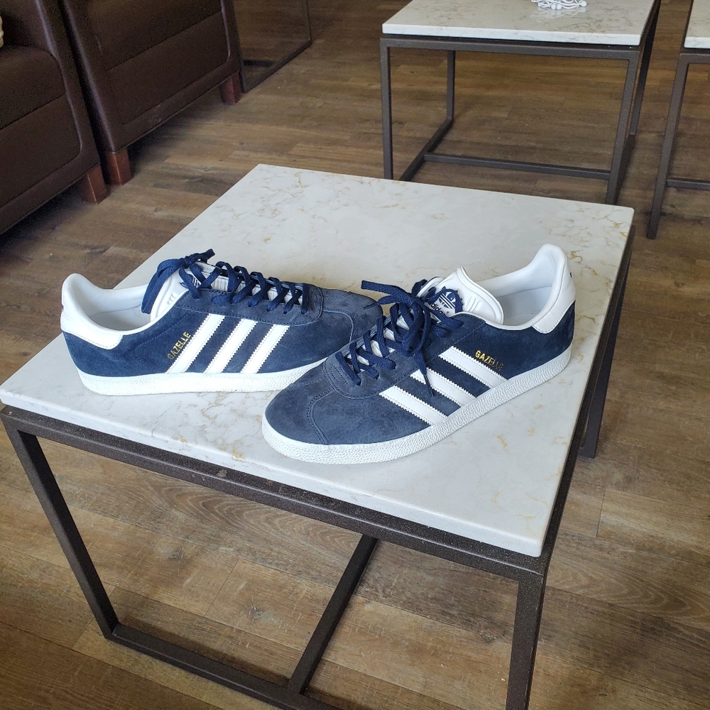 Adidas Navy Gazelle Sneakers Size 12
